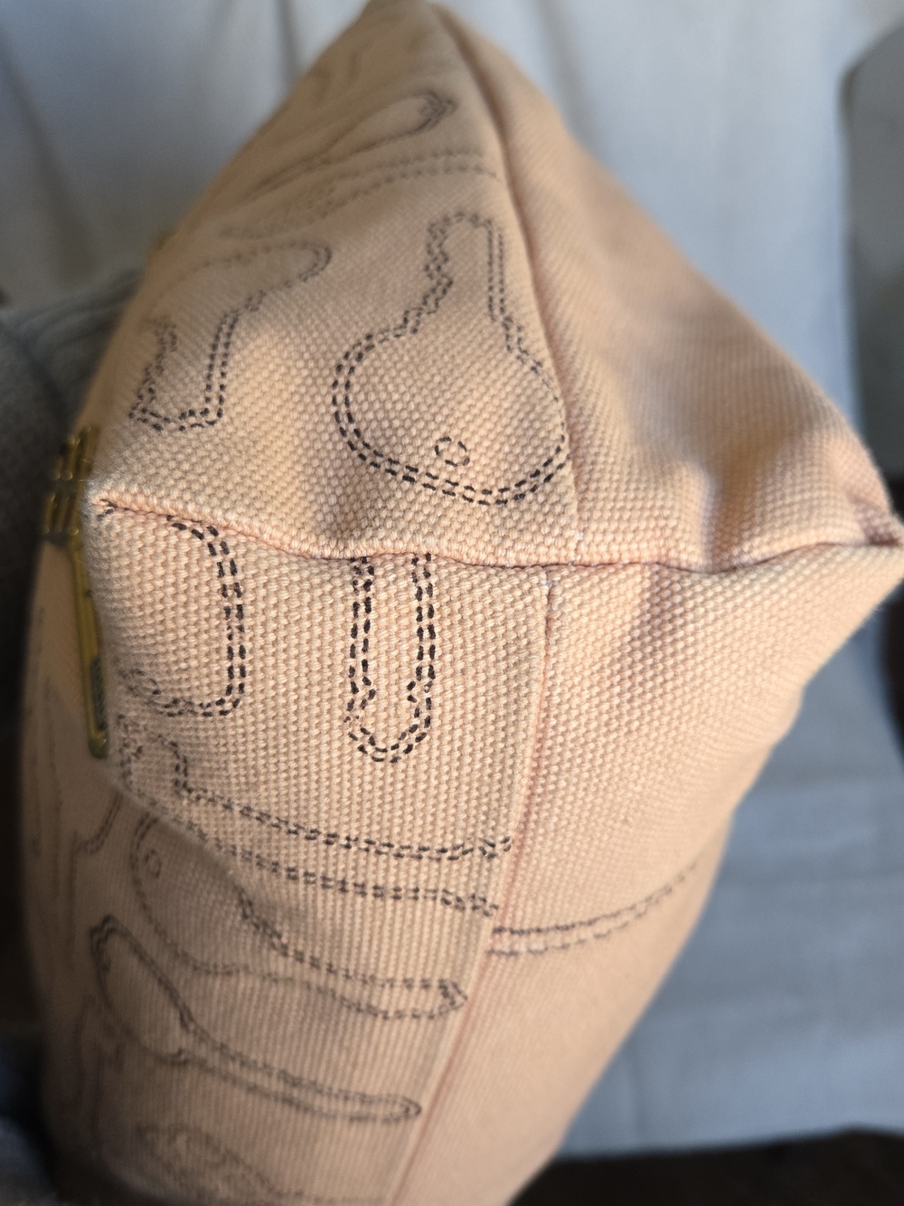 ***RARE*** Vintage Fossil Canvas Tote - Picture 8 of 12